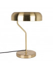 ECLIPSE - Lámpara de sobremesa de acero dorado con acabado en latón