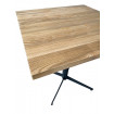 CAFE- Table carree bois massif L70 