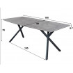 DELTA - Concrete aspect Dining table