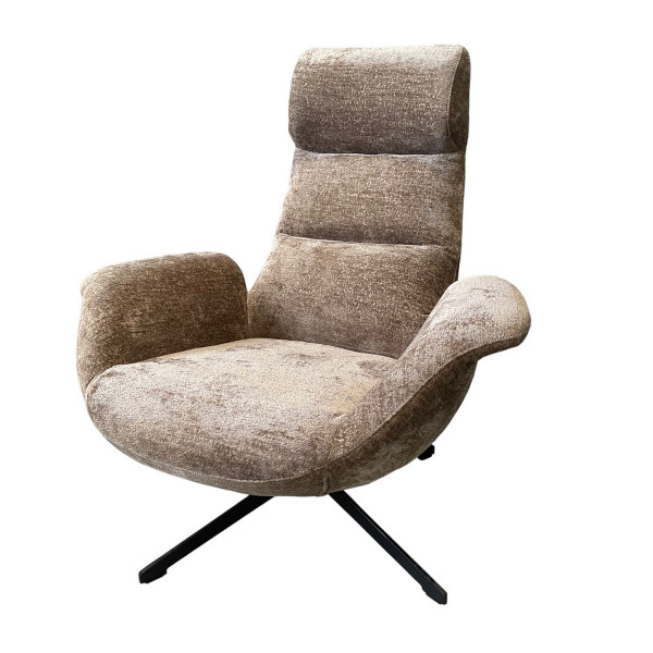 ASTI - Modern brown swivel armchair