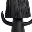 BILLY BOB - Lámpara de pie de terracota negra H60
