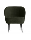 VOGUE - Dark green velvet armchair