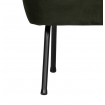 VOGUE - Sessel aus dunkelgrünem Samt