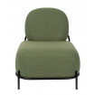 POLLY - Origineller Sessel aus Stoff, grün