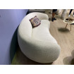 MOON - Beige Fabric 3 Seaters Sofa