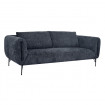 ATLANTIQUE - 3 Seater Blue Fabric Sofa