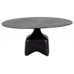 STEPPE - Oval black coffee table