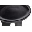 HIGH HEELS - Set of 2 black round mango wood coffee table