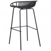 PALMA - Black bar stool