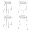 PALMA - White bar stool