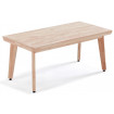 NORDIC - Tavolino sollevabile in legno chiaro L120