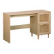 JAVA - Schreibtisch aus Holz und Rattan