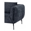 ATLANTIQUE - 3 Seater Blue Fabric Sofa