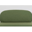 POLLY - Sofá pequeño de tela verde