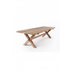 STORM - L220 Dining table clear Ash wood