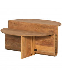 CATH - Tavolino in legno marrone D 66