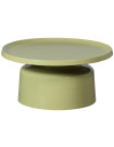 DUUK - Round green aluminum coffee table D 74