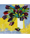 Gemälde Schwarze Tulpen