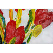 Dipingere i tulipani rossi