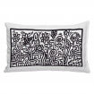 Keith Haring pillow heller garden