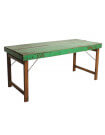 VINTAGE - Green folding table