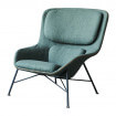 ROCKWELL - Design-Sessel aus Stoff, grün