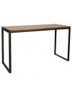 NEVADA - Heigh table 180 cm clear solid wood and steel