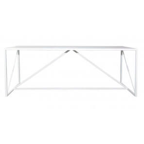 Dining or desk table in white Steel