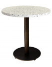 TERRAZZO - Table de repas bronze granito