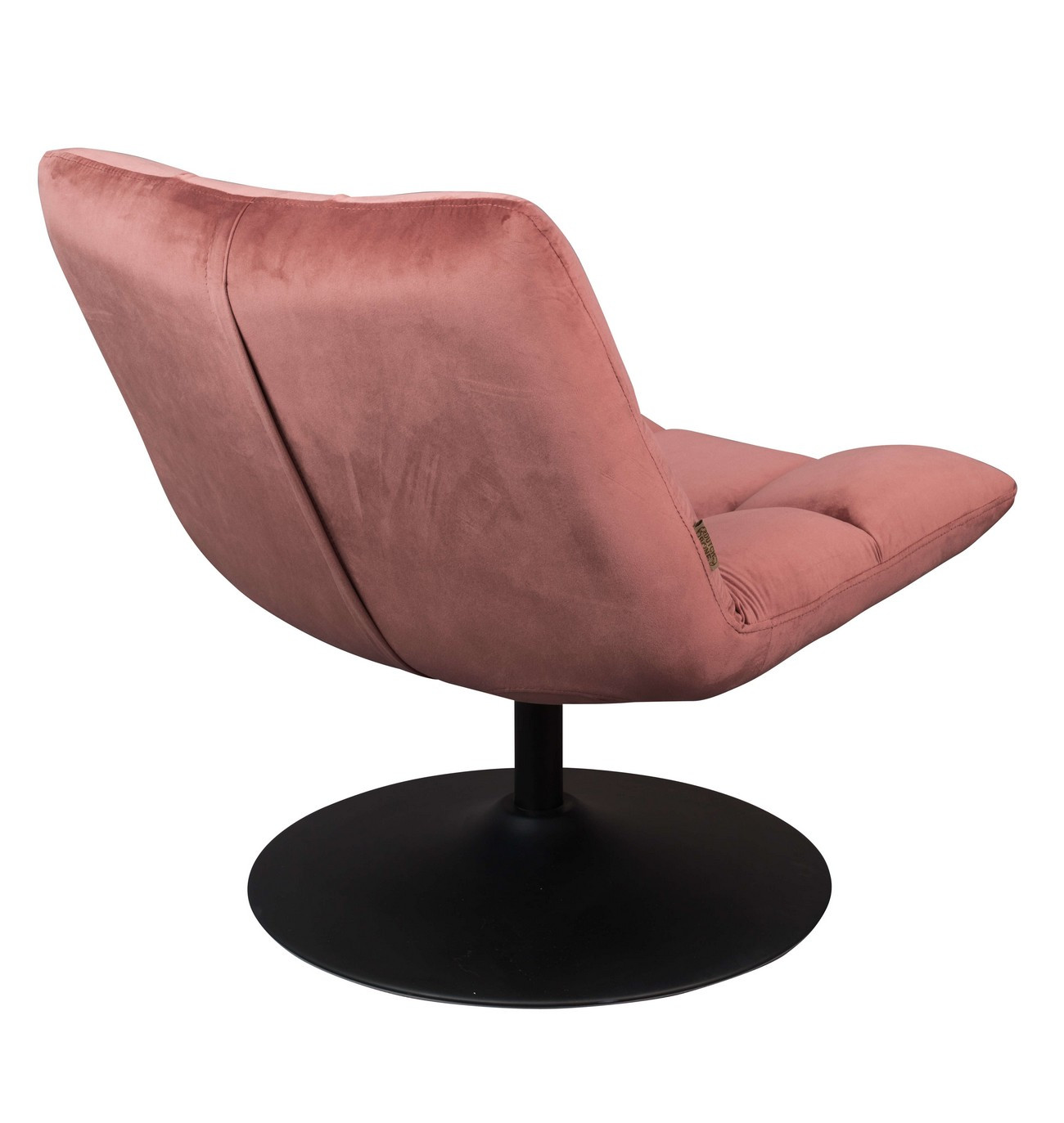 Pink lounge chair by Dutchbone