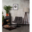 Dark grey Lounge Chair By Dutchbone